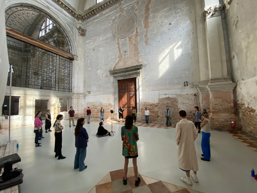 Binaural Recordings with Claudia Graziadei's Singing Workshops at Ocean Space, San Lorenzo, Venice
